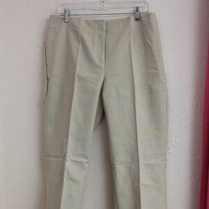 #392 Chico's Cream-Colored Dress Pants Size 2 Regular (12)